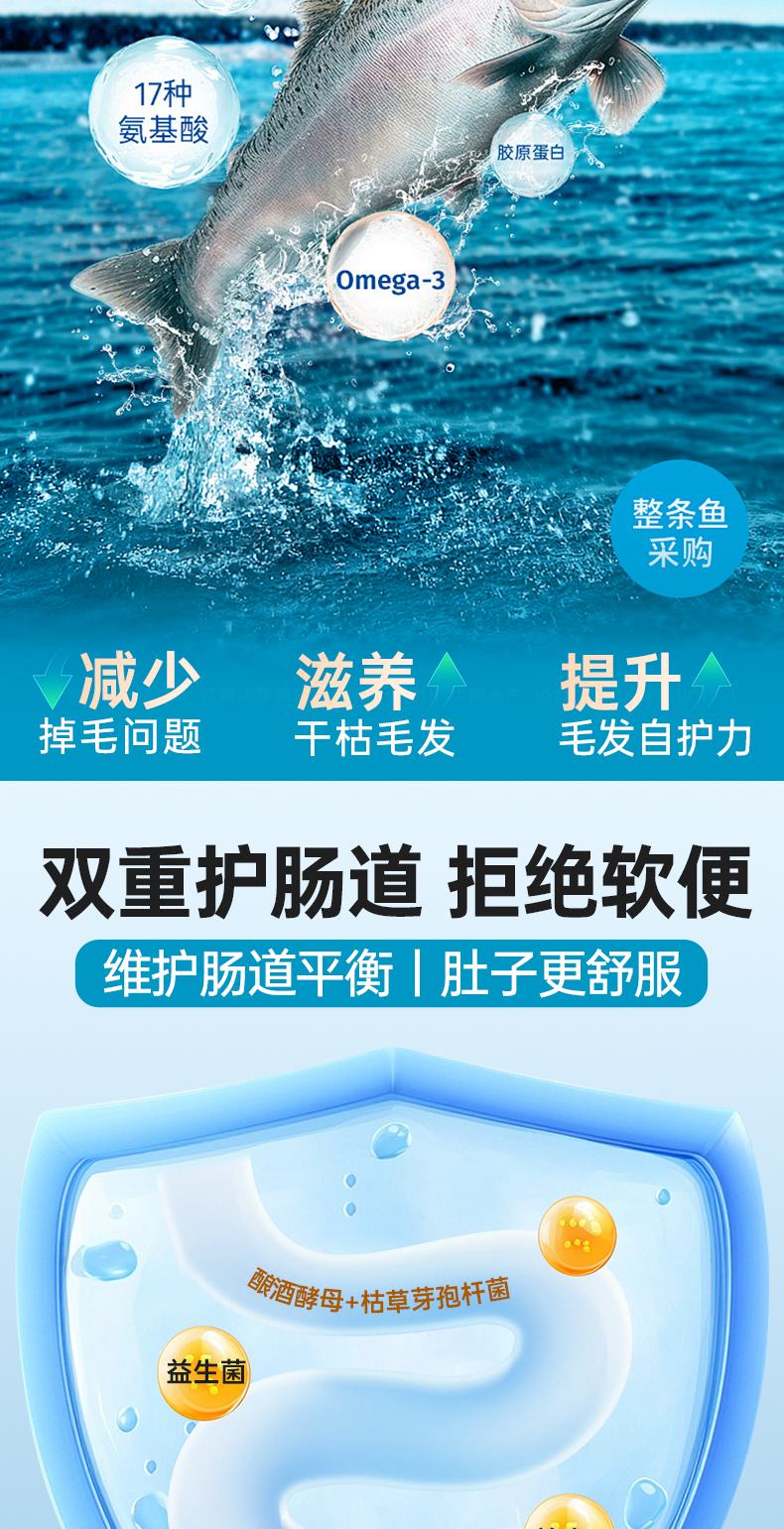 益派滋EPetsLife 经典1.5kg深海盛宴全价三文鱼猫粮